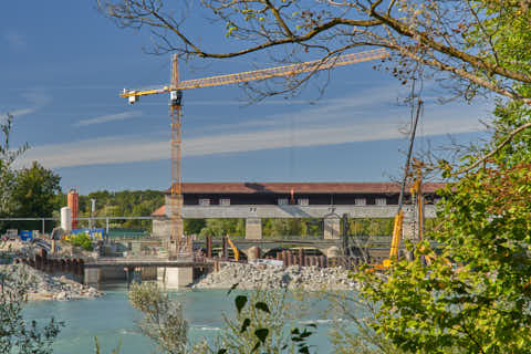 Gemeinde Jettenbach Landkreis Mühldorf Inn-Kraftwerk (Dirschl Johann) Deutschland MÜ